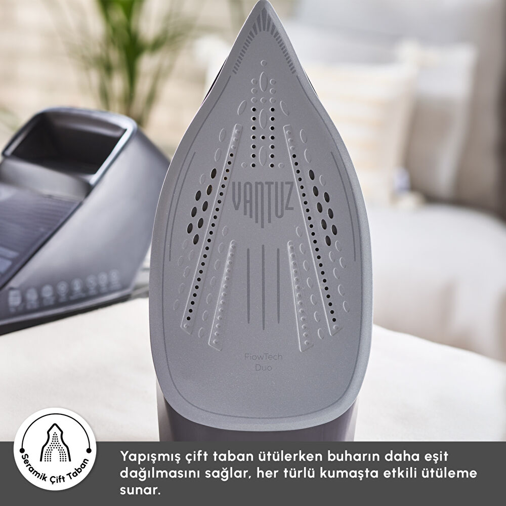 Karaca Vantuz Steammaster Buhar Kazanlı Ütü Navy Rose thumbnail 12