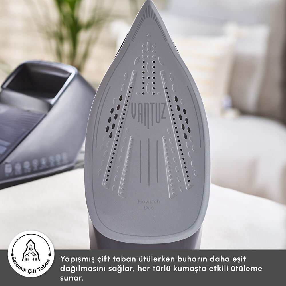 Karaca Vantuz Steammaster Buhar Kazanlı Ütü Black Rose thumbnail 10