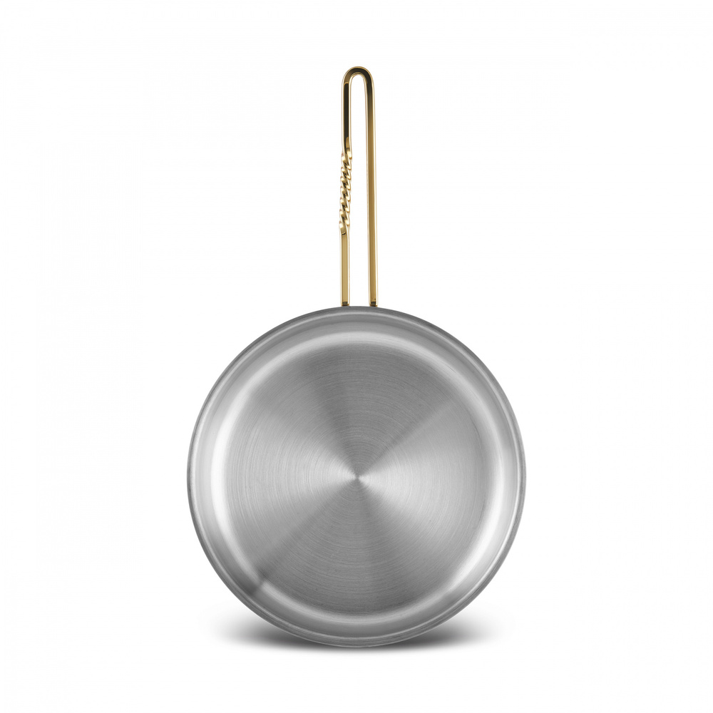 Karaca Maçka İndüksiyon Tabanlı Çelik Tava 24 Cm Gold görseli 3