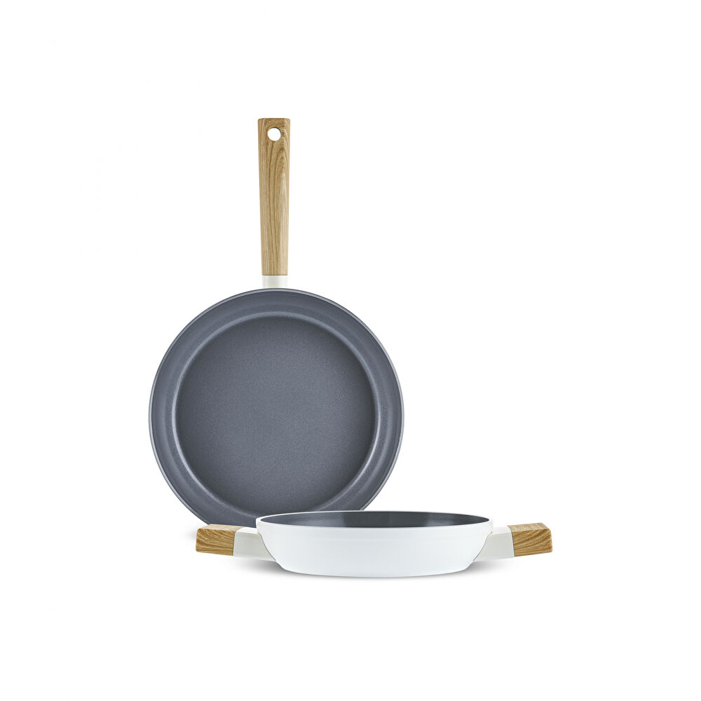 Karaca x Refika Swiss Crystal Creamy Wood Tava Sahan Set thumbnail 2