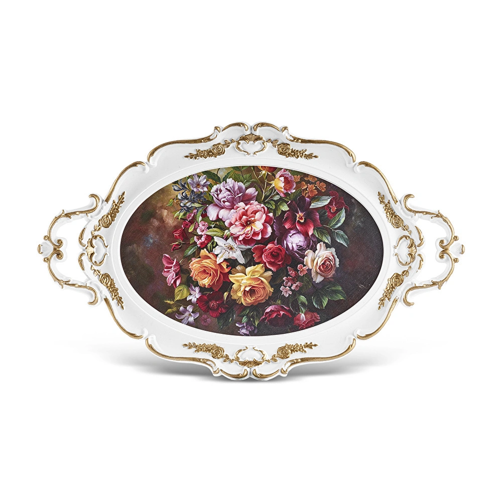 Karaca Barok Oval Tepsi 47 Cm görseli 4