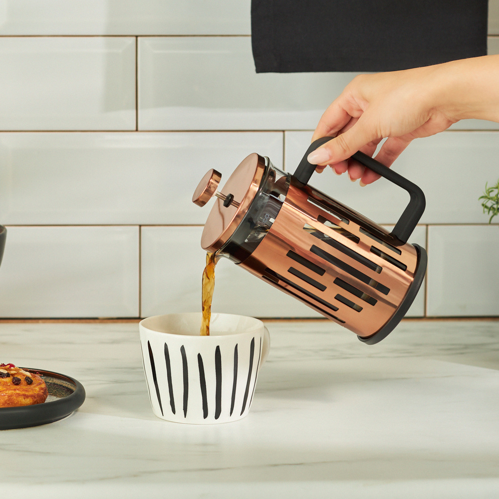 Karaca Brava French Press 600 ml Bakır görseli 4