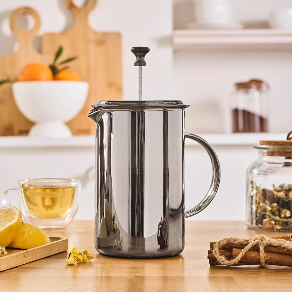 Karaca Alina French Press Gri 800 ml görseli 2