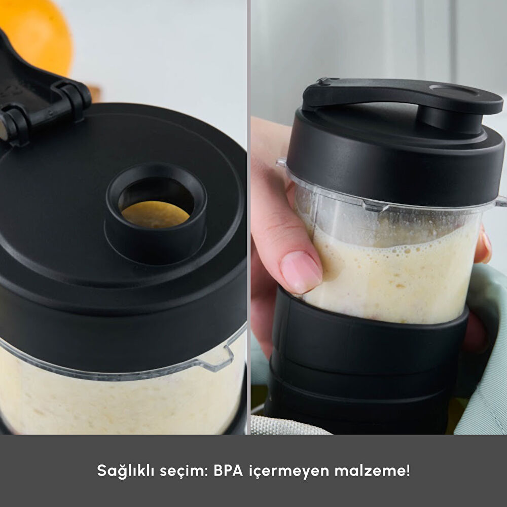 Karaca Smooth and Move Inox 350W Personal Kişisel Smoothie Blender thumbnail 8