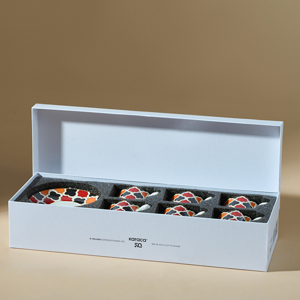 Karaca Bonny 6 Kişilik Kahve Fincanı 90 Ml thumbnail 5