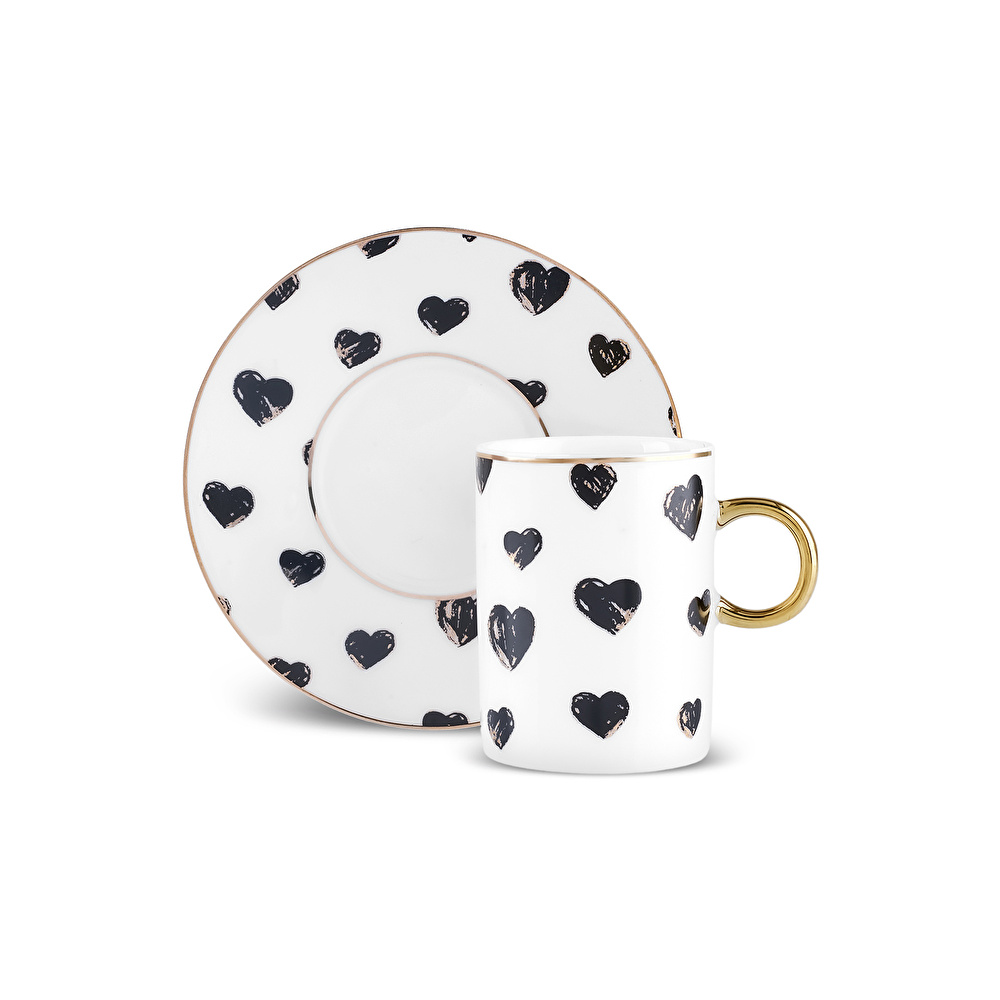 Karaca Perry Kalpli 6 Kişilik Kahve Fincan Takımı 90 Ml thumbnail 9