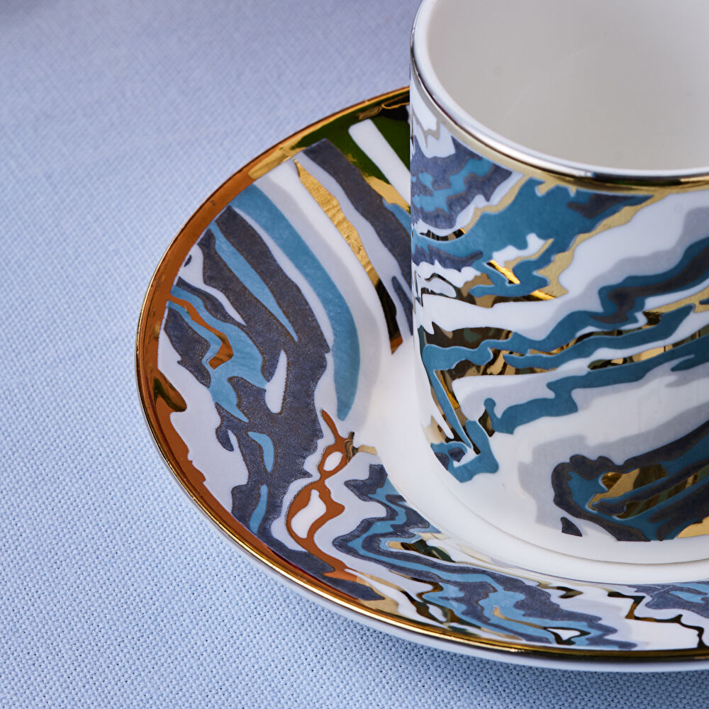 Karaca Ocean 6 Kişilik Kahve Fincan Takımı 90 Ml thumbnail 4