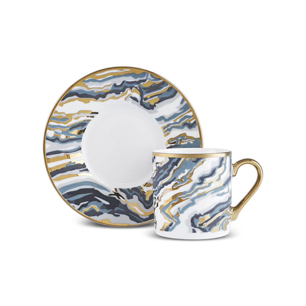 Karaca Ocean 6 Kişilik Kahve Fincan Takımı 90 Ml thumbnail 7