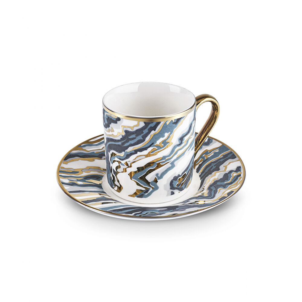 Karaca Ocean 6 Kişilik Kahve Fincan Takımı 90 Ml thumbnail 8