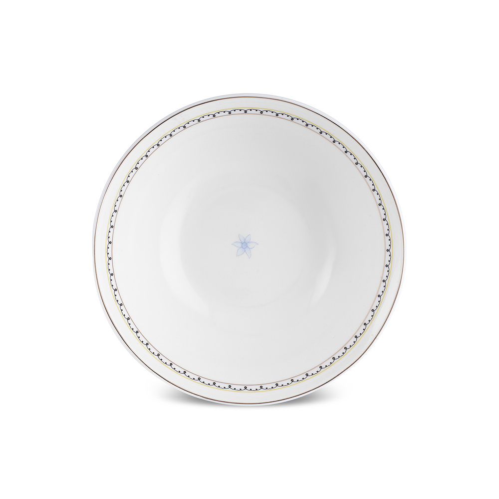 Karaca Minton Mavi Çiçek Kase 14 Cm görseli 5