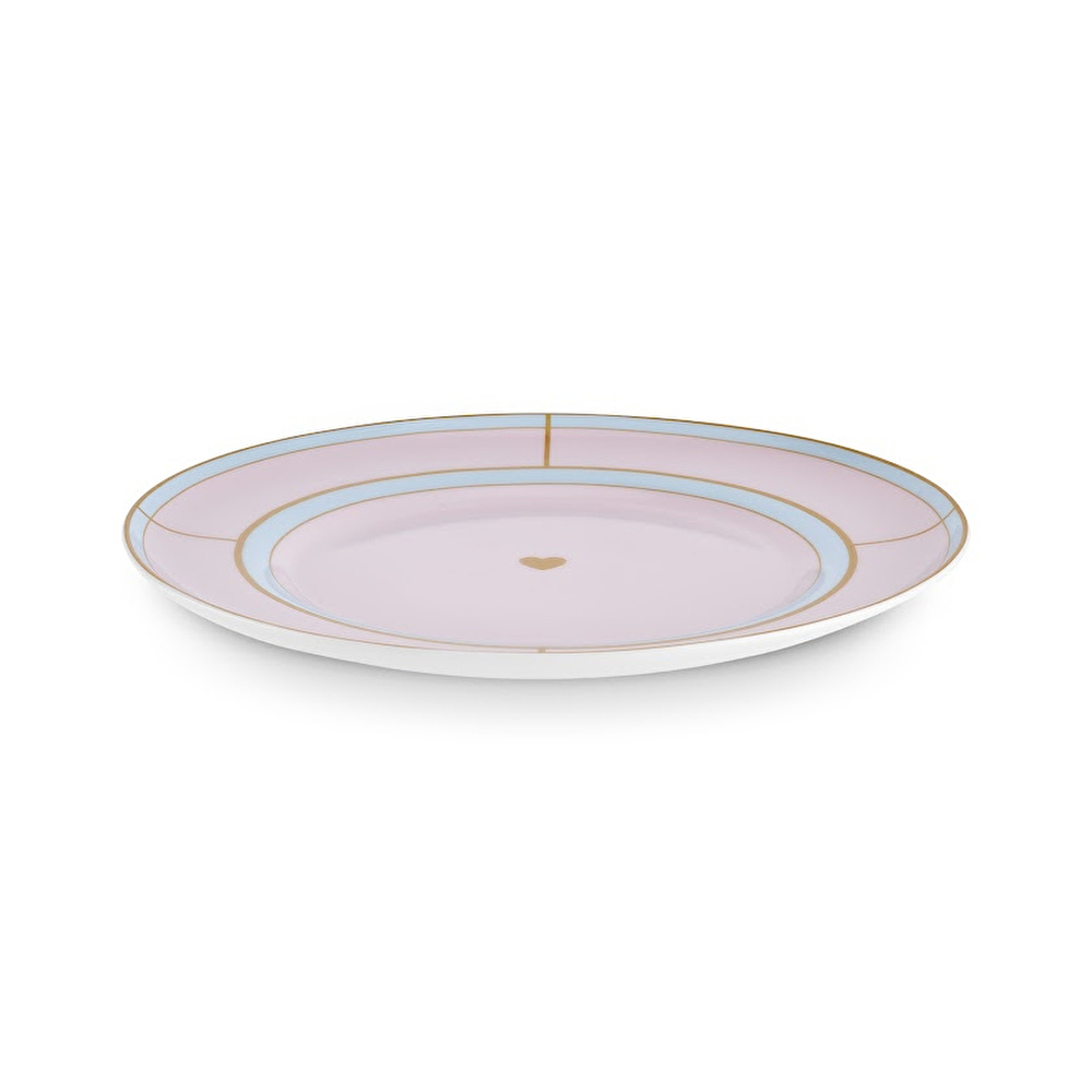 Karaca Talya Servis Tabağı Pembe 25 cm  görseli 5