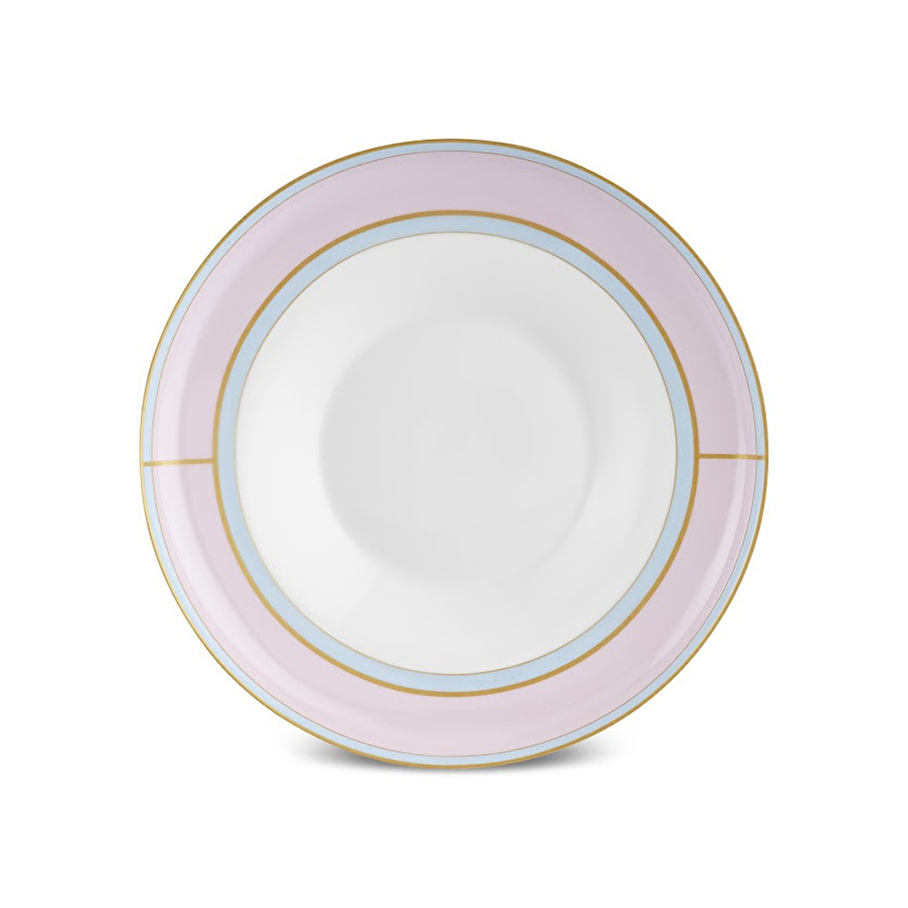 Karaca Talya Çukur Tabak Pembe 22 Cm  görseli 5