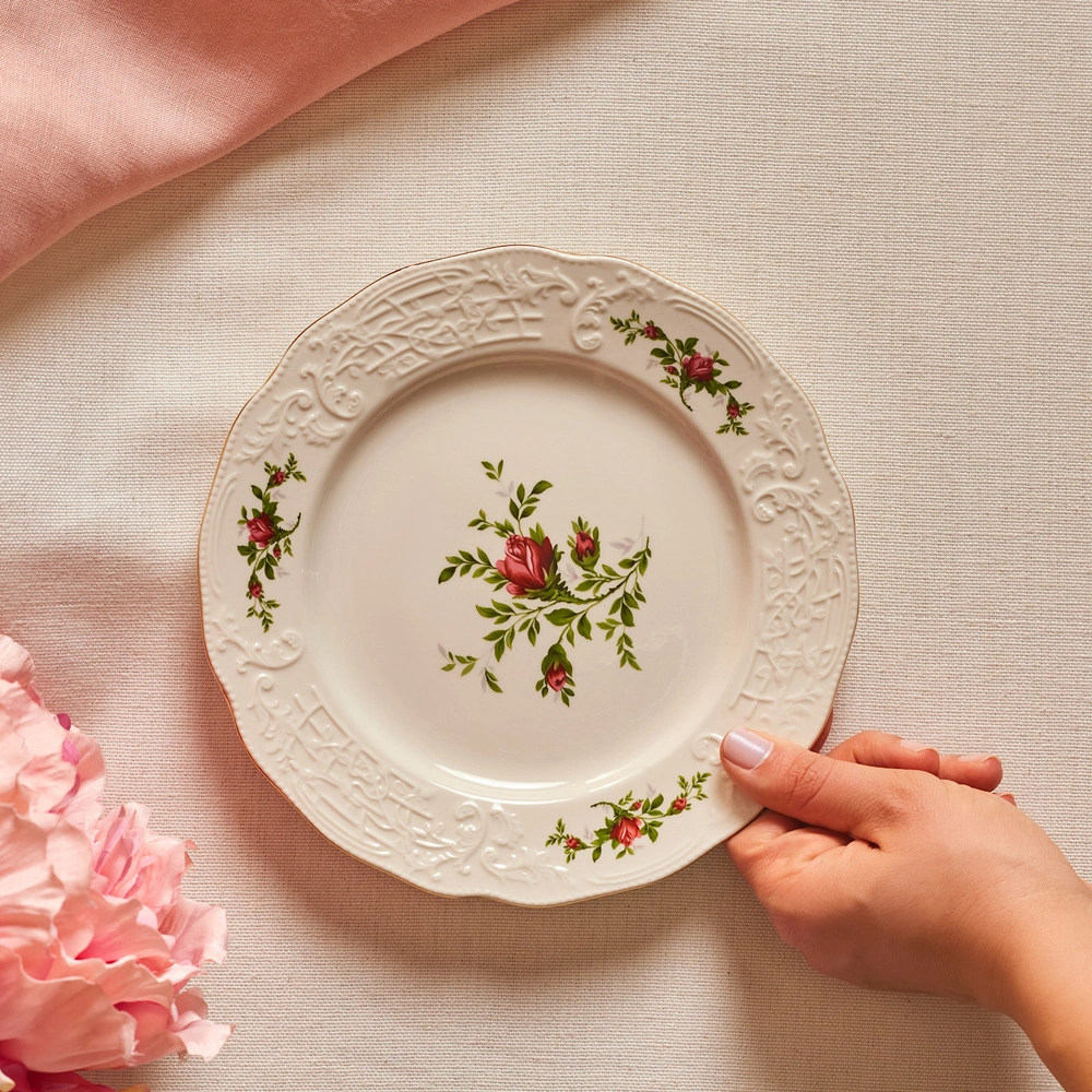 Karaca Vintage Rose Pasta Tabağı 20 cm görseli 4