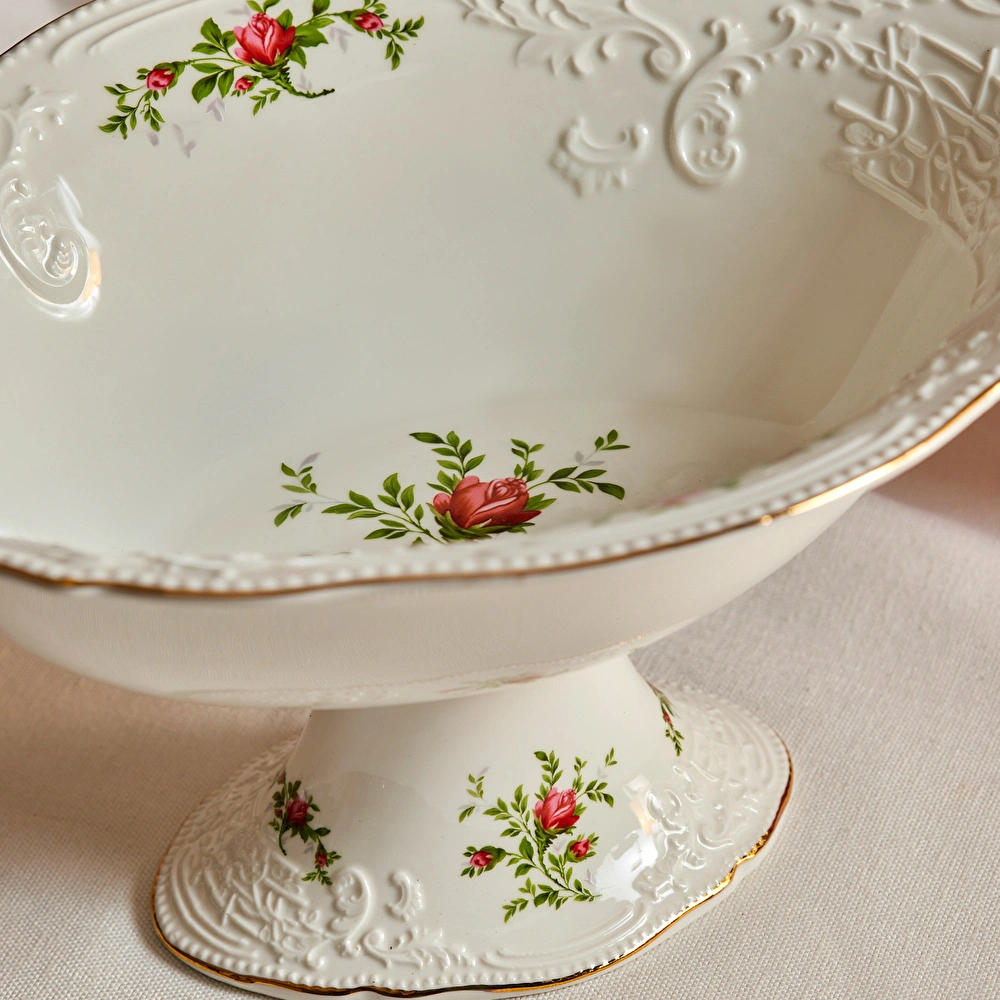Karaca Vintage Rose Ayaklı Gondol 35 cm görseli 5