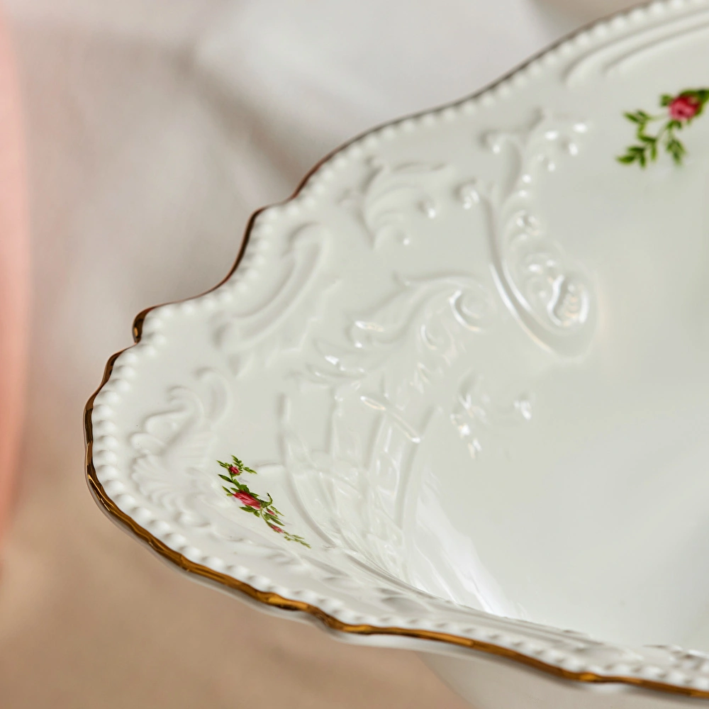 Karaca Vintage Rose Ayaklı Gondol 35 cm görseli 6