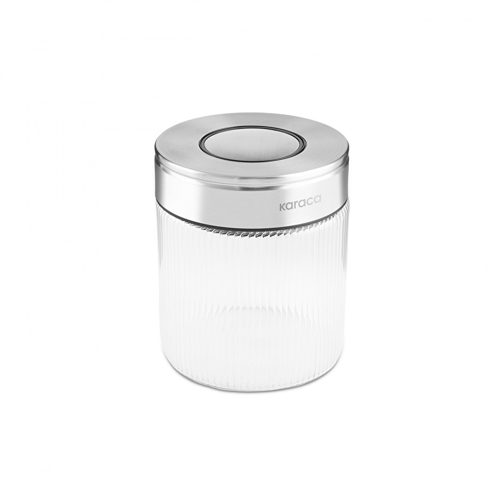 Karaca Ripple Inox Cam Saklama Kabı 450 ml görseli 6