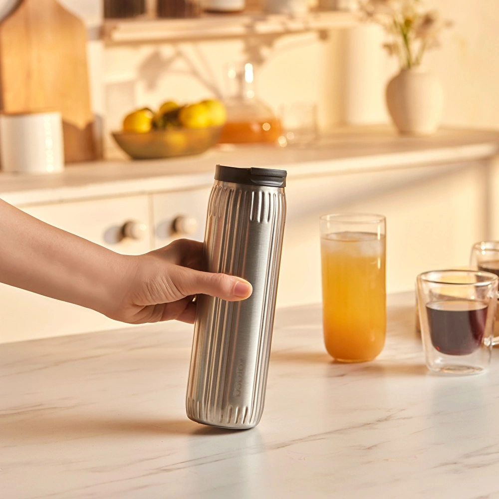 Karaca Rimo Sızdırmaz Çelik Termos 600 ml Inox görseli 3