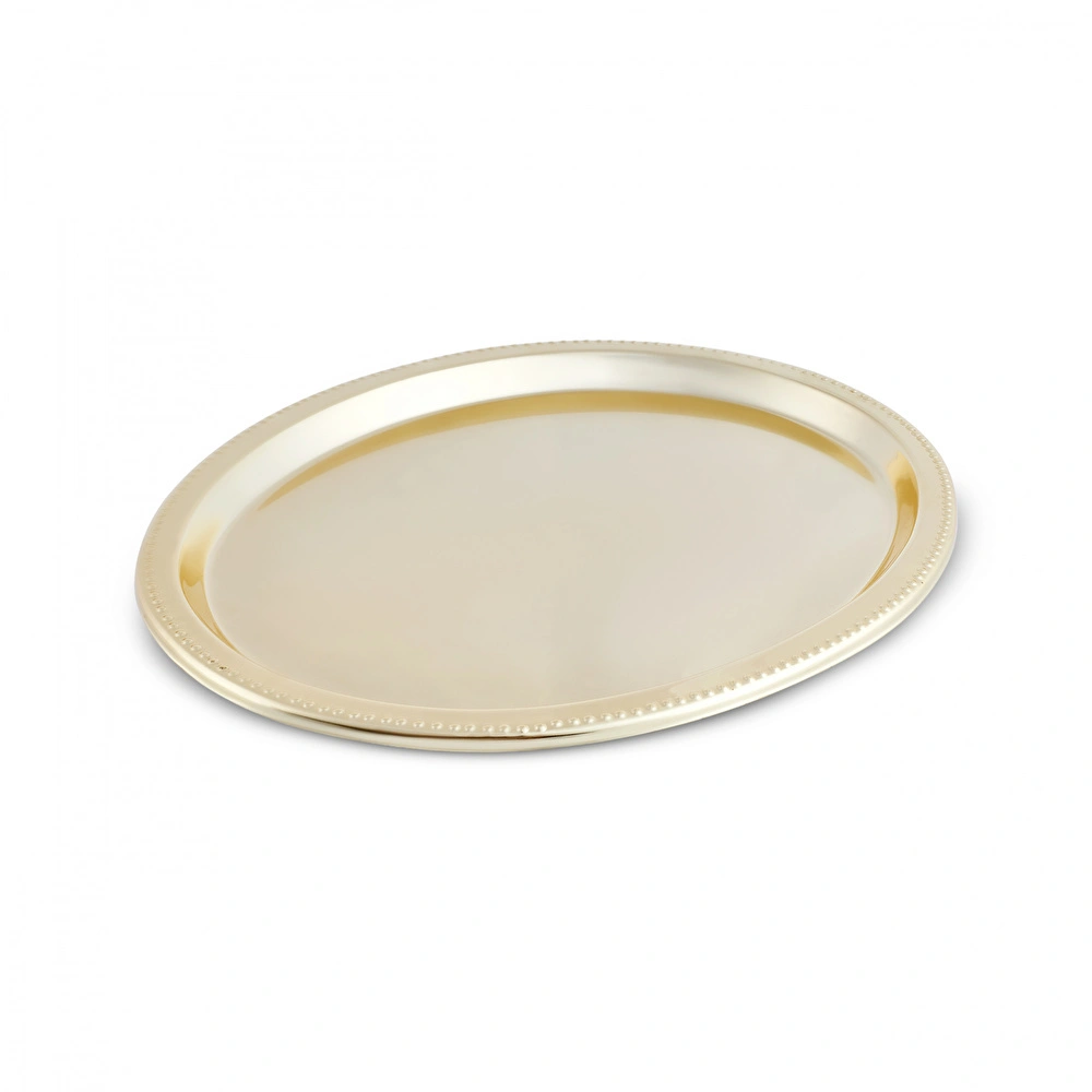 Karaca Home Fiora Kahve İkram ve Sunum Tepsisi Gold görseli 6