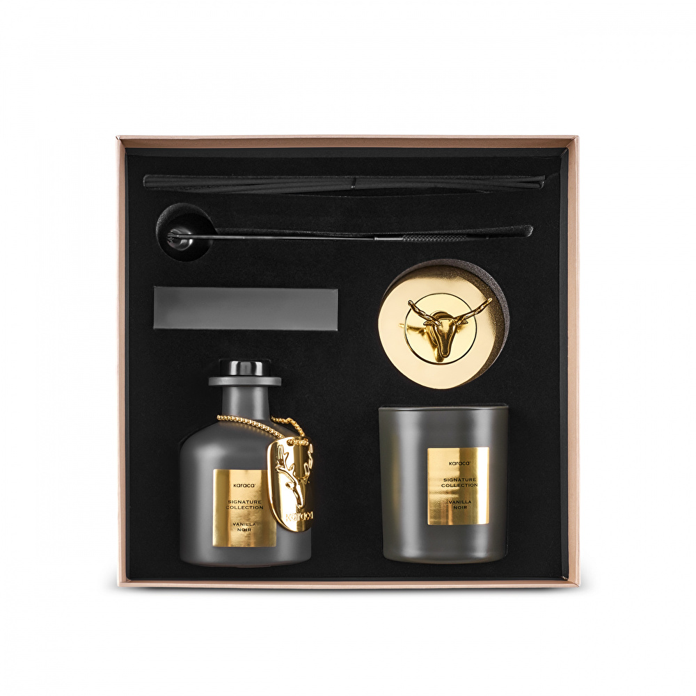 Karaca Home Signature Collection Reed Mum ve Oda Kokusu Vanilla Noir görseli 2