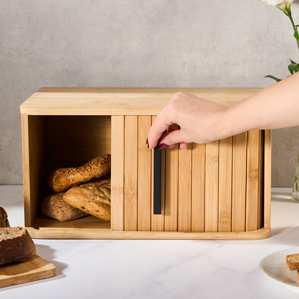 Karaca Pamir Bambu Ekmek Kutusu thumbnail 4
