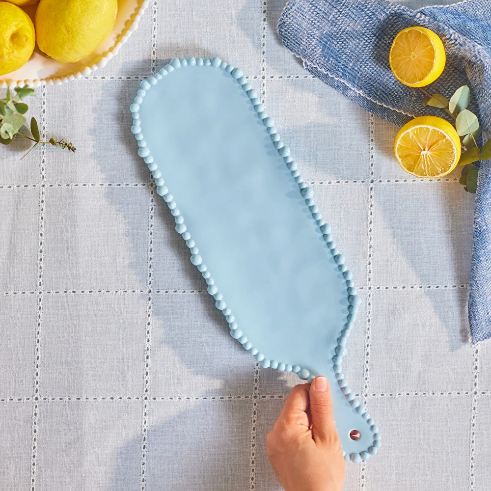 Karaca Perla Melamin Peynir Tabağı 43 cm Mavi görseli 2