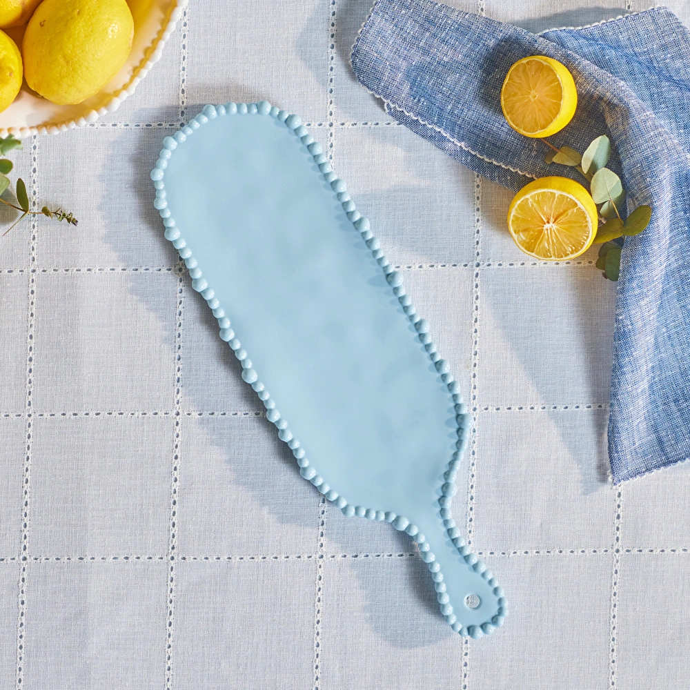 Karaca Perla Melamin Peynir Tabağı 43 cm Mavi görseli 1