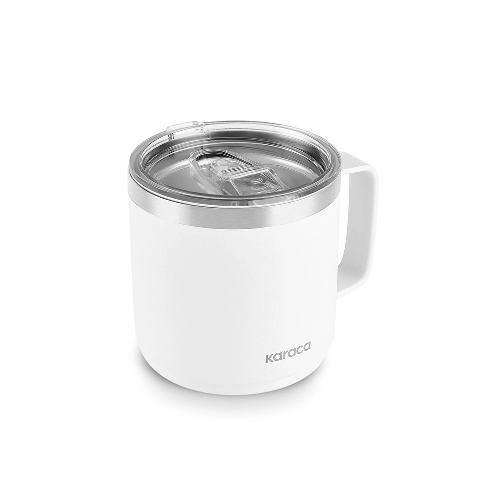 Karaca Thermal Çelik Termos Bardak 420 ml Beyaz görseli 7