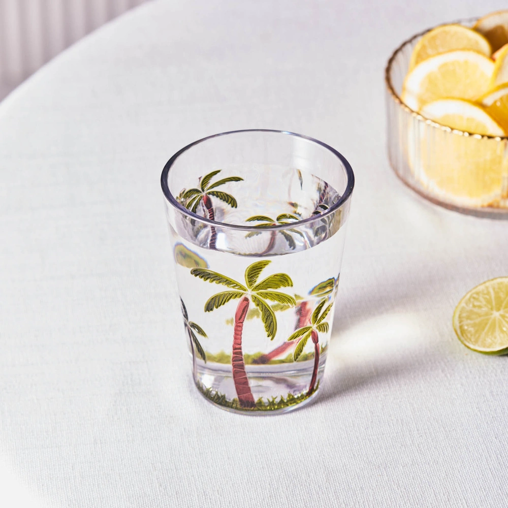 Karaca Palmera Akrilik Su Bardağı 430 ml Şeffaf  görseli 3