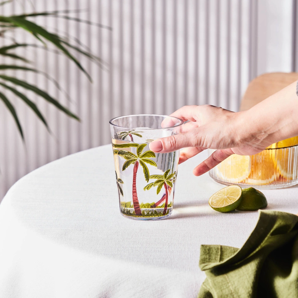 Karaca Palmera Akrilik Su Bardağı 430 ml Şeffaf  görseli 4