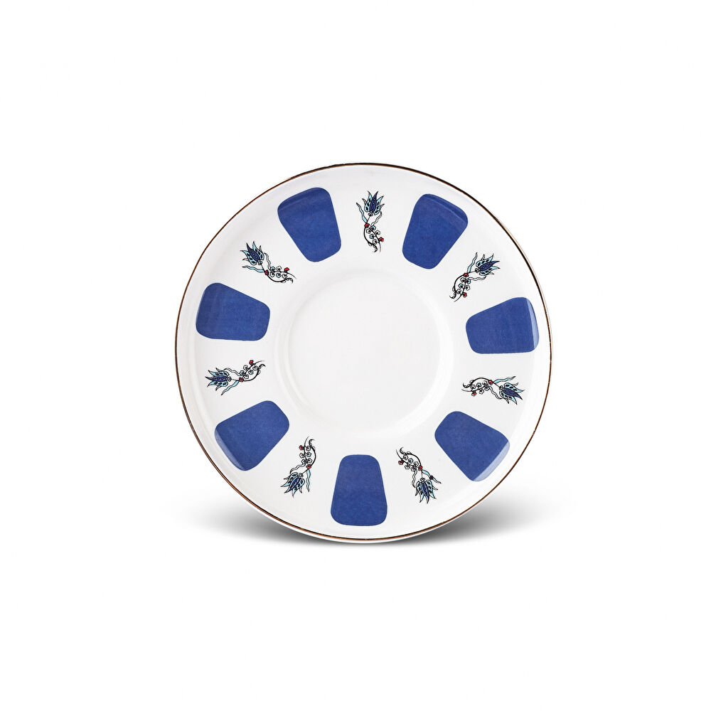 Karaca İznik 6 Kişilik 12 Parça Çay Seti 12 cm thumbnail 3