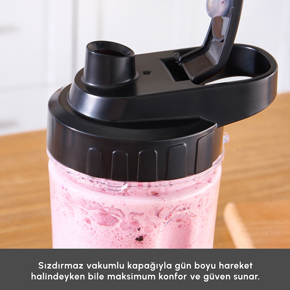 Karaca Smooth and Crush Personal Kişisel Smoothie Blender Inox görseli 9