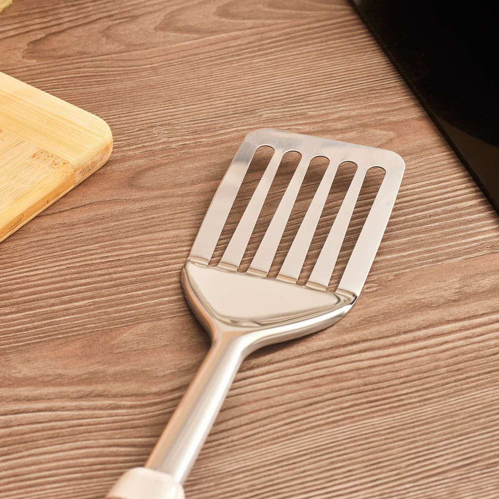 Karaca Mastermaid Oluklu Spatula Krem görseli 3