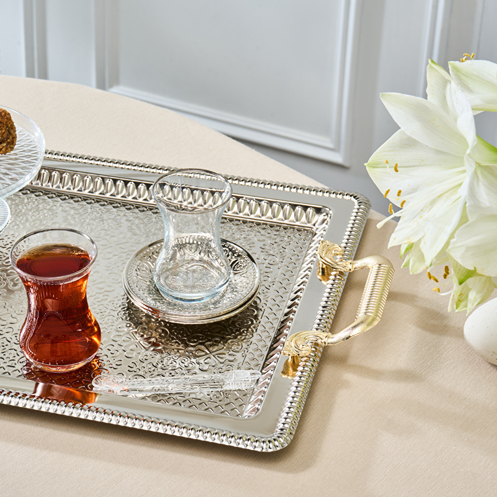 Karaca Deniz 6 Kişilik 19 Parça Çay Seti thumbnail 3