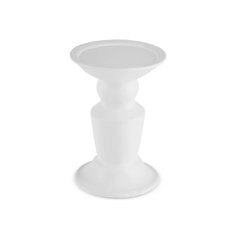 Karaca Home Stone Mumluk Beyaz 12,8x12,8x18,7 cm görseli 2