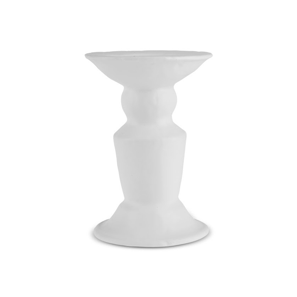 Karaca Home Stone Mumluk Beyaz 12,8x12,8x18,7 cm görseli 1