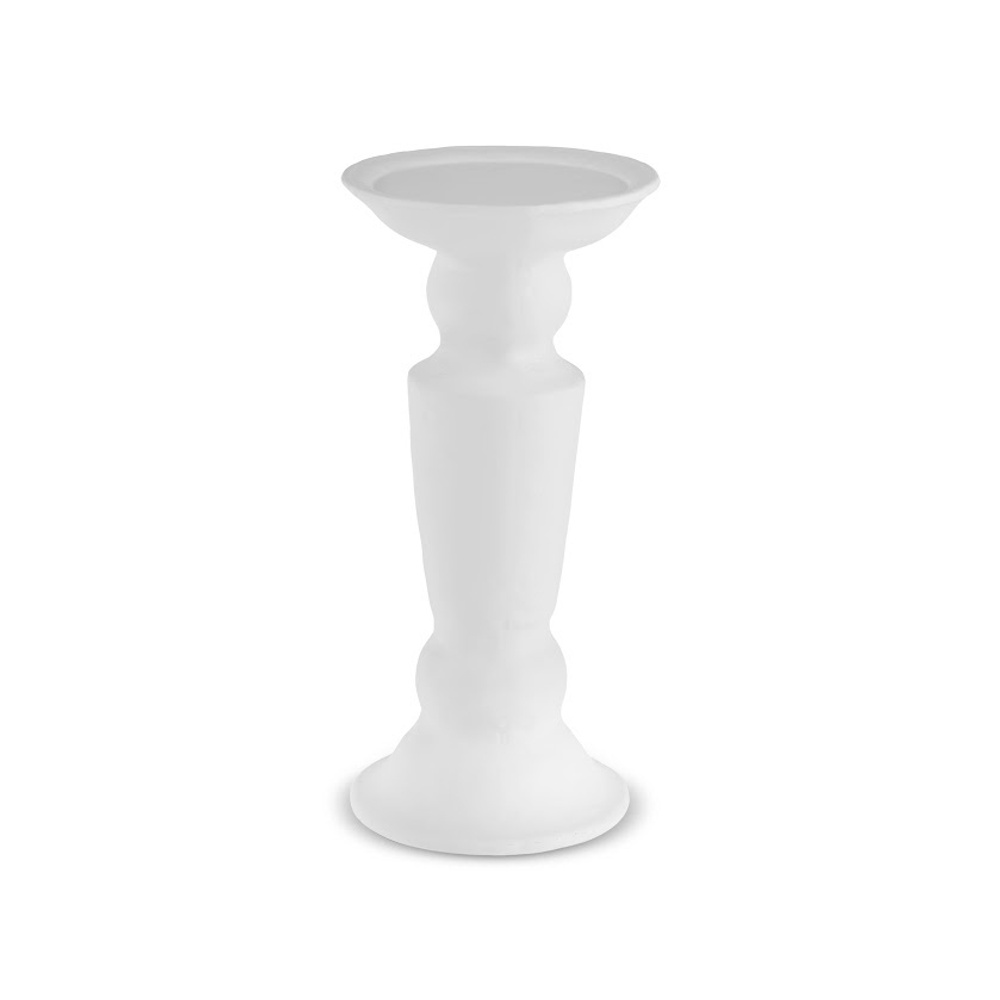 Karaca Home Stone Mumluk Beyaz 12,8x12,8x27 cm görseli 2