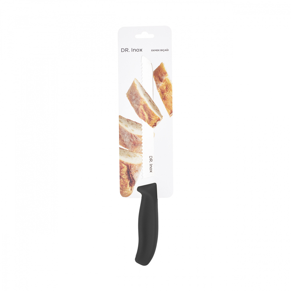 Dr. Inox Ekmek Bıçağı 32 cm Siyah görseli 6