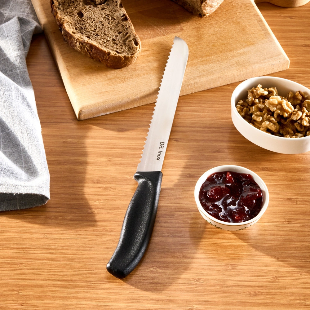 Dr. Inox Ekmek Bıçağı 32 cm Siyah görseli 1