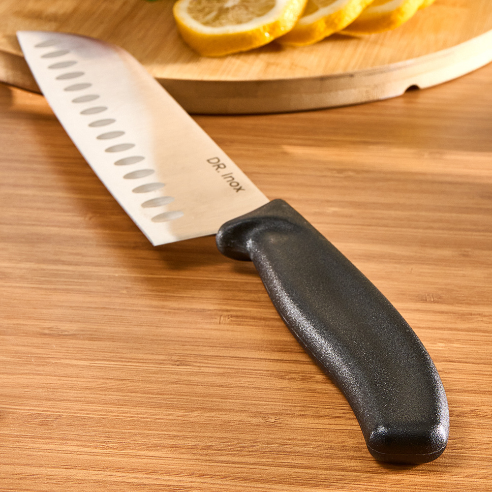 Dr. Inox Santoku Bıçağı 30 cm Siyah görseli 3