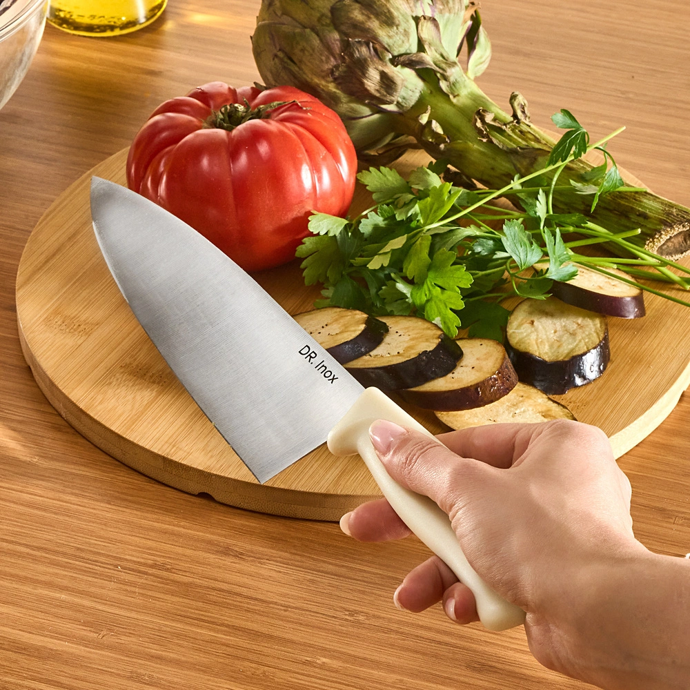 Dr.Inox Şef Bıçağı 33 cm Krem görseli 2