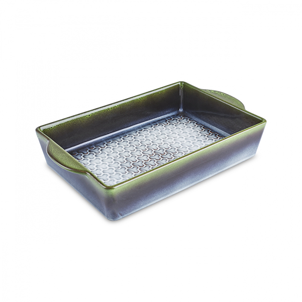 Karaca Culina Reaktif Fırın Kabı Yeşil 31 cm görseli 5