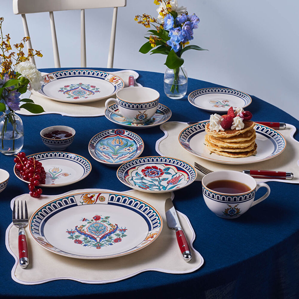 Karaca Forever Bone Palermo 26 Parça 6 Kişilik Kahvaltı Seti thumbnail 5