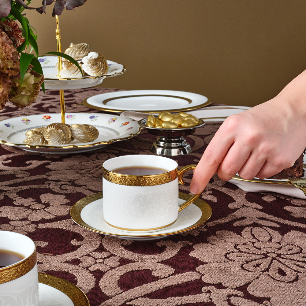 Karaca Royal Bone Victoria 2 Kişilik Çay Fincan Takımı thumbnail 4