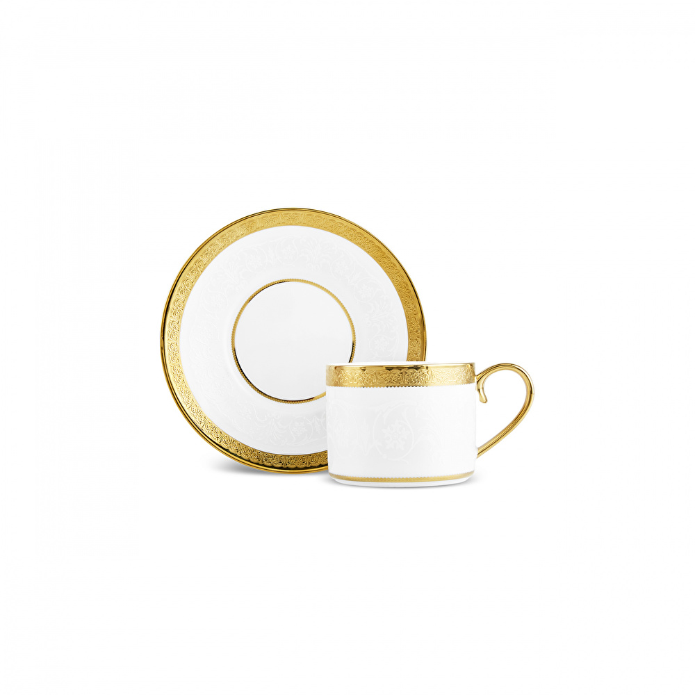 Karaca Royal Bone Victoria 2 Kişilik Çay Fincan Takımı thumbnail 6