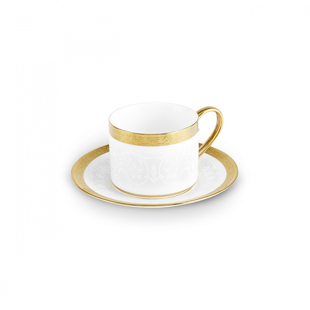 Karaca Royal Bone Victoria 2 Kişilik Çay Fincan Takımı thumbnail 7