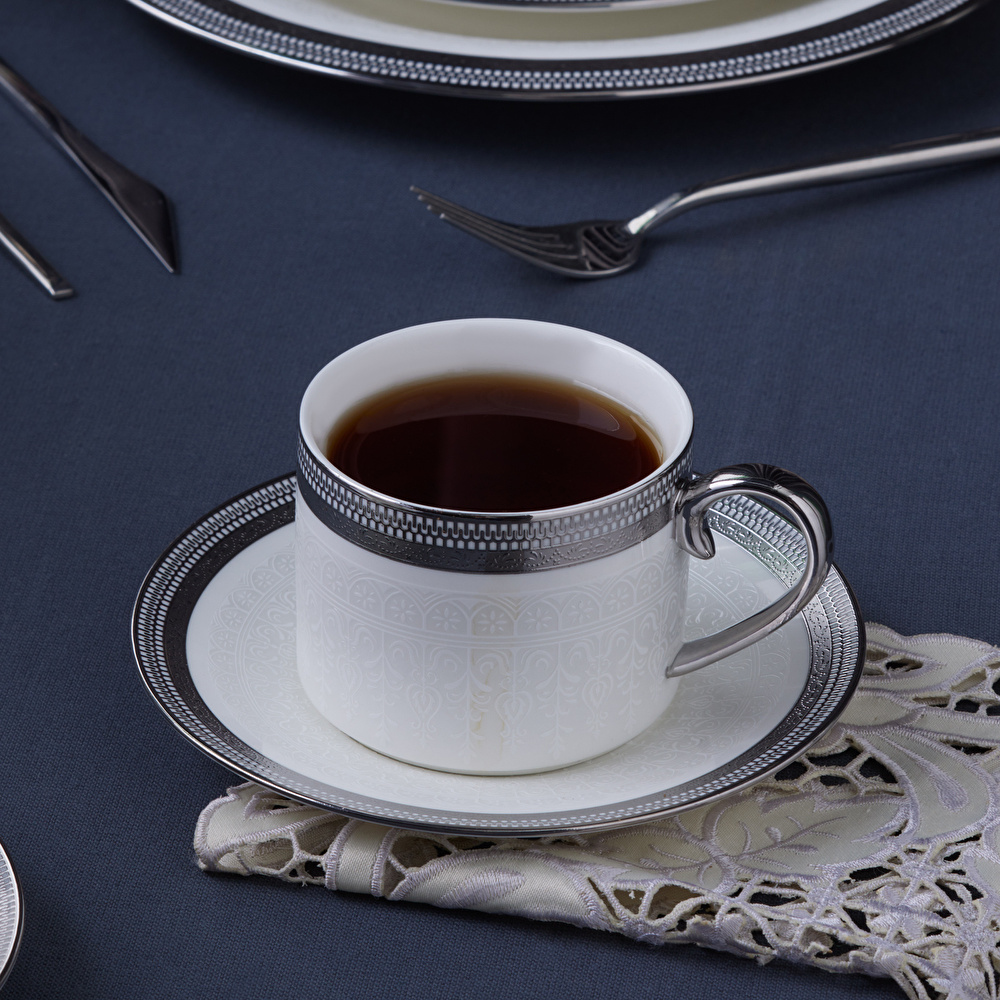 Karaca Royal Bone Kate 2 Kişilik Çay Fincan Takımı thumbnail 7