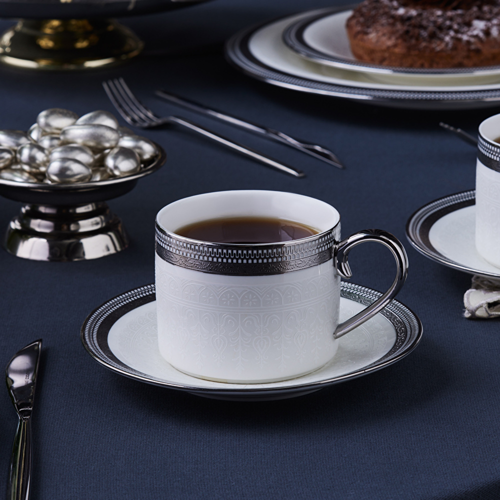 Karaca Royal Bone Kate 2 Kişilik Çay Fincan Takımı thumbnail 8