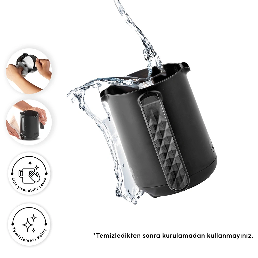 Karaca Hatır Hüps Quartz Sütlü Türk Kahve Makinesi Galaxy Grey görseli 7