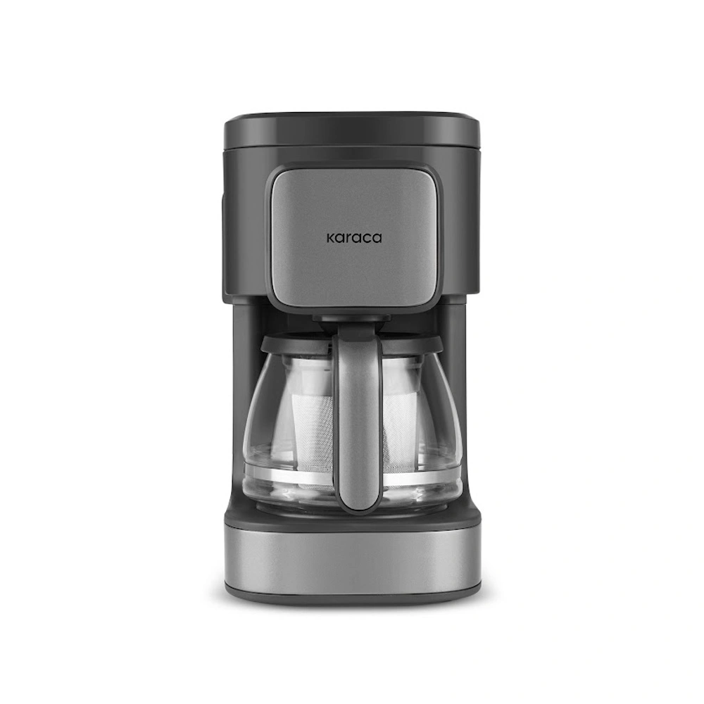 Karaca Just Coffee Aroma 2 in 1 Filtre Kahve Makinesi Space Gray  görseli 1