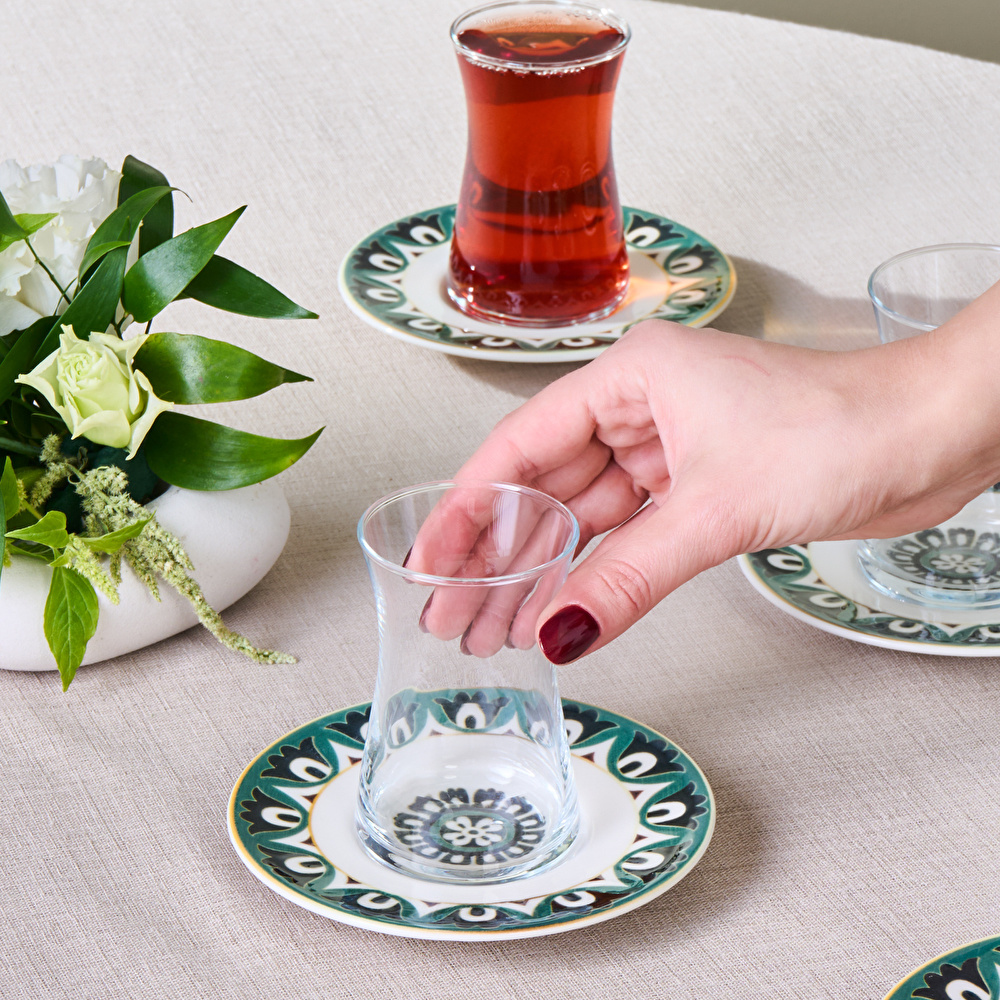 Karaca Lagada 6 Kişilik 12 Parça Çay Seti thumbnail 4